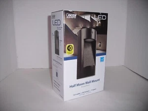 FEIT ELECTRIC LED HALF MOON WALL MOUNT BRONZE FINISH 5000K DAYLIGHT NEW - Picture 1 of 8