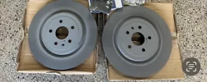 OEM GM Brembo Rear Disc Rotors  2016+ Cadillac CTS-V Chevy Camaro ZL1 pair - Picture 1 of 2