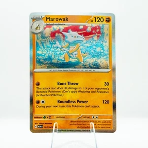 Pokemon 151 - MAROWAK 105/165 151 HOLO RARE POKEMON TCG NM - Picture 1 of 2