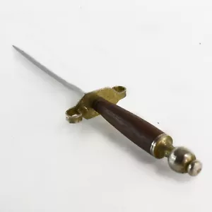 P.I.C. Company Mini Sword PIC Vintage Teak Handle Letter Opener - Picture 1 of 7