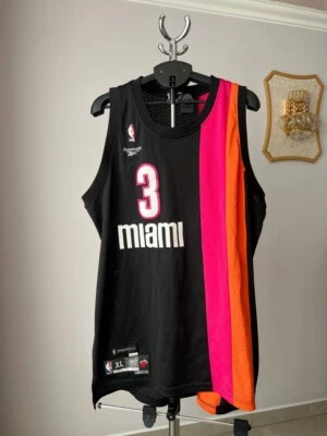 MIAMI HEAT 2006 FLORIDIANS NBA JERSEY SWINGMAN AUTHENTICS REEBOK DWYANE WADE #3 - Image 1 of 4