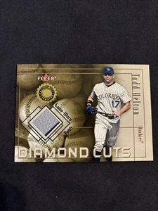 2001 Fleer Authority - Pantaloni Todd Helton Diamond Cuts (MEM) - Foto 1 di 4