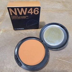 MAC Studio Fix Powder Plus Foundation NW46 Full Size 0.52oz / 15g Authentic NIB - Picture 1 of 2