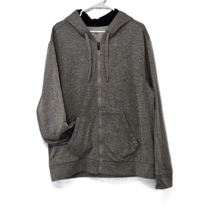Champion C9 Gris Jaspeado Cremallera Completa Sudadera con Capucha Ropa Activa XL Hombres Sudadera - Imagen 1 de 5