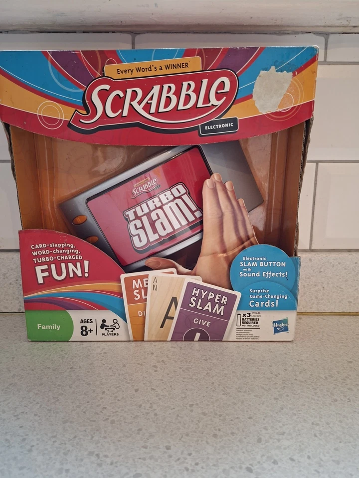 SCRABBLE Electronic Turbo Slam Game Family Card & Word Game Sound Effects - Image 1 of 4
