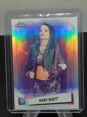 2021 Topps Chrome WWE SmackDown REFRACTOR #65 RUBY RIOTT - Image 1 of 2