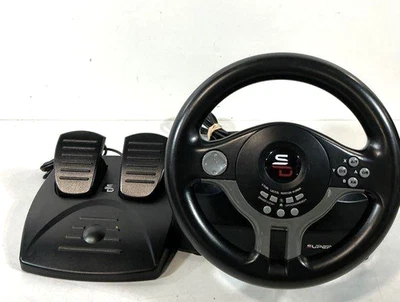 Subsonic Superdrive SV200 Driving Wheel Game Controller Set (Untested) - Image 1 of 4