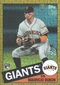 2020 Topps '85 Silver Pack Chrome S2 Gold Refractor #85TC36 Mauricio Dubon 07/50 - Picture 1 of 2