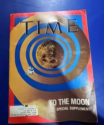 Time Magazine July 18, 1969 to the Moon Special Supplement - Image 1 of 4