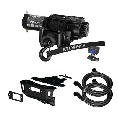 Kit combinado de cabrestante KFI Assualt 3500 lb (M1) para Polaris Turbo RZR XP S 4 2019 Foto 1 de 4