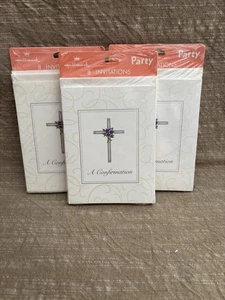 NOS Hallmark Confirmation Invitations 3 Packs Of 8 - Picture 1 of 4