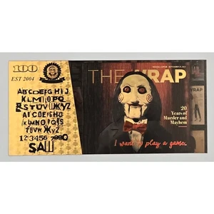 Saw Movies Jigsaw and Friends 24k vergoldet Banknote Neuheit Sammlerstück - Bild 1 von 6