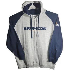 NFL Denver Broncos Team Apparel 4XL Full Zip Hoodie Sweatshirt - Bild 1 von 10
