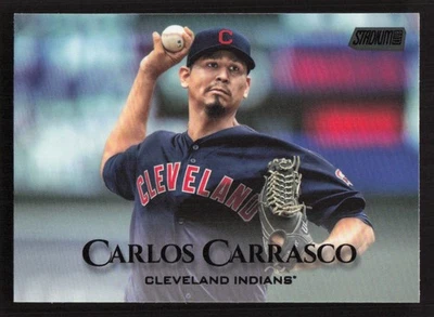 2019 Stadium Club Carlos Carrasco Black Foil #37 Card - Image 1 of 2