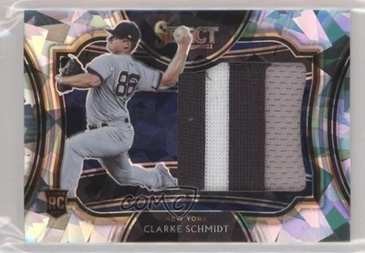 2021 Panini Select Cracked Ice Prizm /25 Clarke Schmidt #HRJS-CS RC - Image 1 of 2