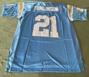 Camiseta deportiva Reebok Tomlinson Chargers 2006 de colección talla 54 2X cosida NÚMEROS Lightningbulb - Imagen 1 de 19