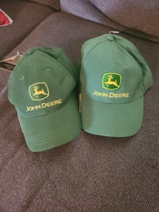 Lote de 2 sombreros John Deere verde edición propietario. Ajustable. K6 - Imagen 1 de 9