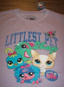 VINTAGE STYLE LPS Littlest Pet Shop T-Shirt MENS MEDIUM NEW w/ TAG Hasbro - Picture 1 of 5