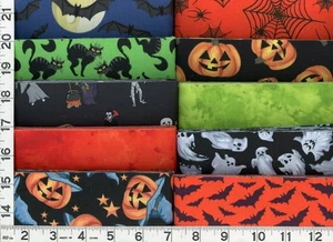 Spooky Halloween Jelly Roll 40-2 1/2" Streifen Quilten & Nähen Stoff - Bild 1 von 3
