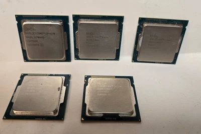 Lote de 5 Procesadores - Intel Core i5-4460 -i5-4430- i3-4170 4130- i5-3570K CPU Foto 1 de 4