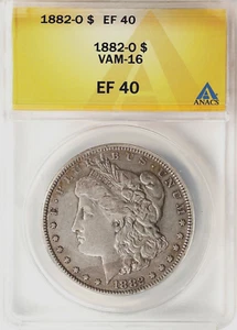 1882 - O   MORGAN  SILVER  DOLLAR  - VAM  16 - Picture 1 of 2