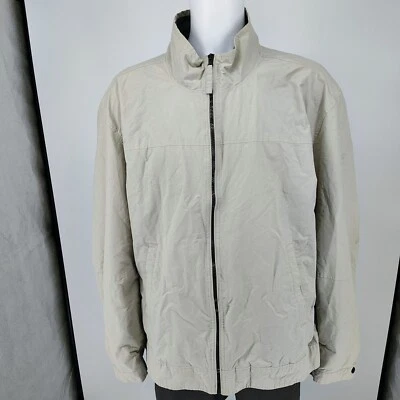 Chaqueta de bombardero Timberland para hombre color tostado claro/beige forrada con cremallera completa (3XL) Foto 1 de 4