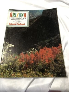 Arizona Highways:"Autumns Paintbrush" September 1971-Vol.XLVII No.9 - Bild 1 von 2
