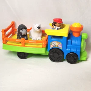 Fisher Price Little People Zoo Train Wagon 3 figuras música sonidos ver video - Imagen 1 de 12