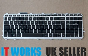 Genuine / Original HP Envy 15-j Series Keyboard UK - Photo 1/2