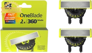 Oneblade Replacement Blades QP420/50 2 Pack Face Body Groomer Blades - Picture 1 of 12