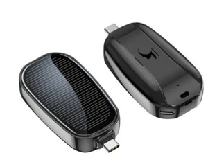 Power Bank Portable Mini Solar Keychain For Cell Phone ANDROID 2000mAh - Picture 1 of 7
