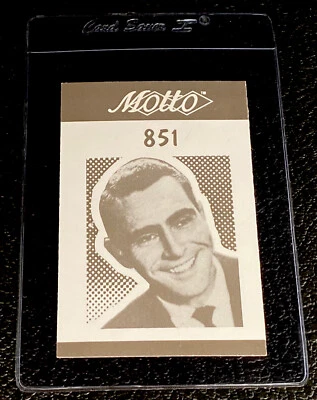 Rod Serling Rookie #851 1987 Motto Trivia Game Trading Card The Twilight Zone - Image 1 of 4