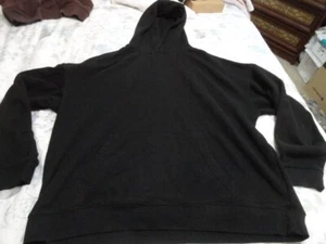 Mens Black No Boundaries Pullover Hoodie Oversize Fit - SZ L (42-44) - Picture 1 of 4