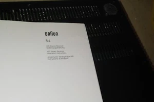 Bedienungsanleitung Braun Atelier HiFi Receiver R4 / R 4 original !! - Bild 1 von 5