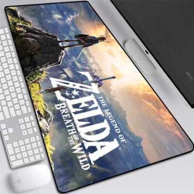Hot The Legend of Zelda Cosplay Office PC Mouse Pad Computer Desk Mat Big Size - Image 1 of 4