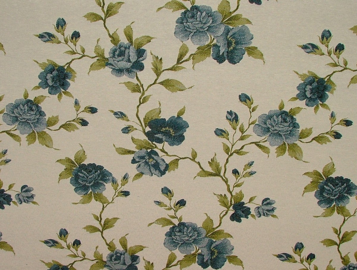 Tessuti Craftsfabrics - Kit 7 Pezzi Stampa Floreale Bosco Verde Per Cucito Fai Da Te (25x25 Cm) - Foto 3