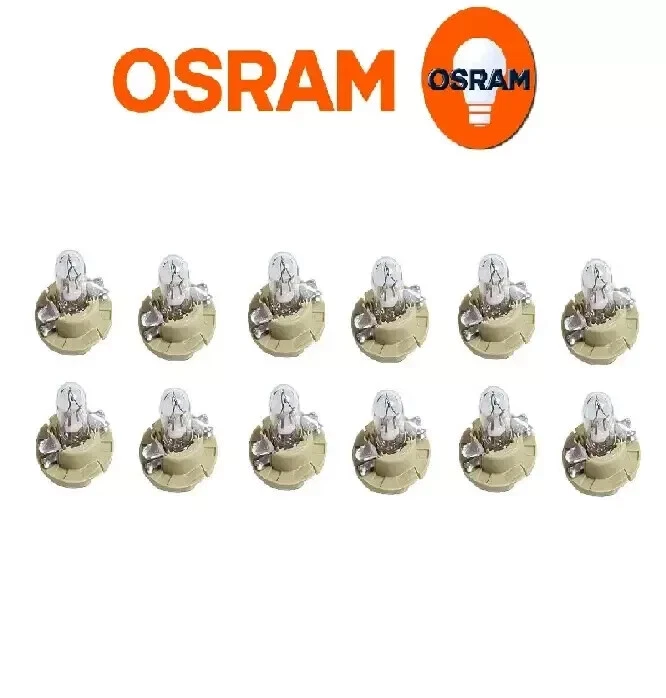 OSRAM SYLVANIA 12V-1.5W Bulbs 62111391260 For BMW Mercedes Porsche 12pcs - Image 1 of 1
