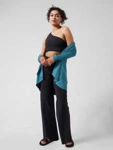 Athleta PS Petite Small Elation Wide Leg Pant Black NEW! #798650 - Picture 1 of 5