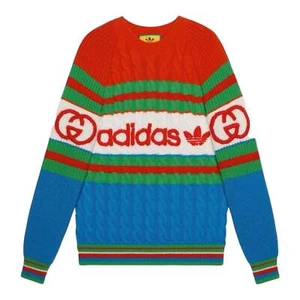 Authentic Gucci x Adidas Michele period Wool Knit S Multicolor 717722 - Picture 1 of 16