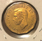 1942 pièce de collection de haute qualité Canada 5 cents castor tombac ~ KM#39~George VI