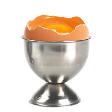 Egg Cup Set for Soft Boiled Eggs,  Stainless Steel Egg Holder, Egg Topper