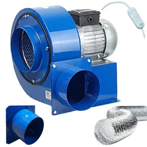 Radialventilator Luftabsaugung Radialgebläse OBRA-200 Radiallüfter KOMPLETT SET - Bild 1 von 5