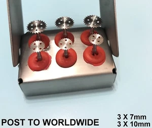 SAW DISC Bur Kit 6 Pcs Dental Implant Instruments NEW CE - Picture 1 of 2