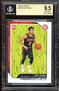 Trae Young Rookie Card 2018-19 Hoops #250 BGS 9.5