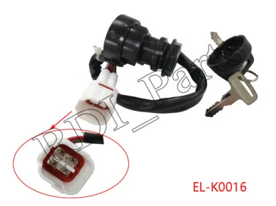 Ignition Key Switch Yamaha Raptor 50 80 YFM 50 YFM 80 2002-2008 - Image 1 of 2