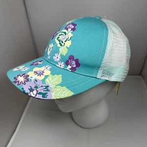 Dream Out Loud Selena Gomez Truckermütze Blumenmuster Druckknopflasche aquamarila verstellbar - Bild 1 von 7