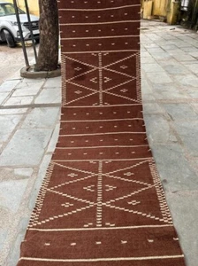 Navajo rug, tribal rug, southwestern rug Wool Jute Rug, Vintage Kilim Rug runner - Picture 1 of 13