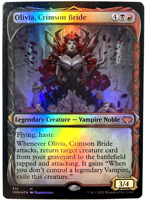 MTG Olivia, Crimson Bride (Showcase Foil) Innistrad: Crimson Vow 315 NM - Image 1 of 4