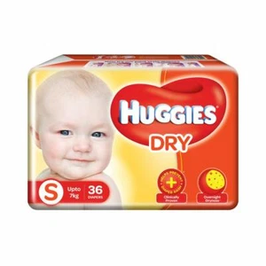 Huggies New Dry Taped Diapers For Babies Small Size 36 Count - Picture 1 of 6