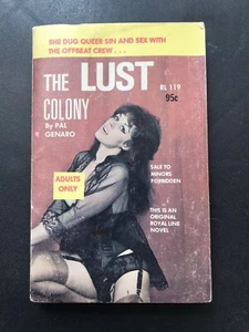 Die Lustkolonie von Pal Genaro. (RL119) Vintage Sleaze Taschenbuch 1965. GGA. - Bild 1 von 11